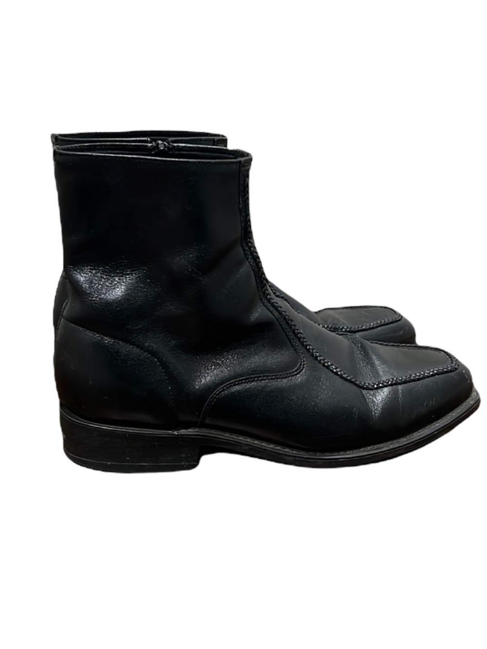 Dingo Black Leather Boots Size 11.5